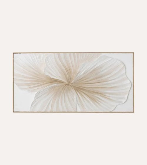 Cuadro Abstracto Flor Christina con Relieve de MDF