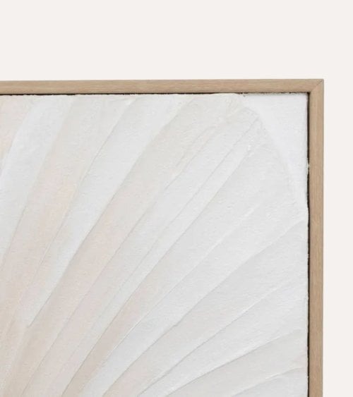 Cuadro Abstracto Flor Christina con Relieve de MDF