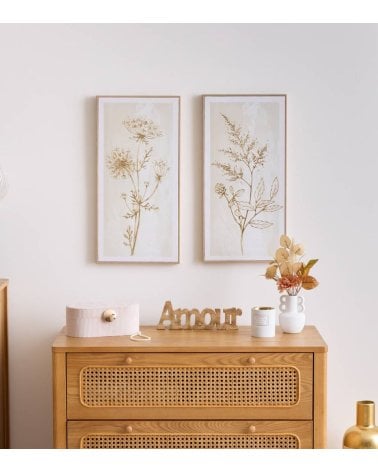 Cuadro Lienzo Flor Silvestre Beryl de MDF