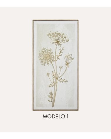 Cuadro Lienzo Flor Silvestre Beryl de MDF