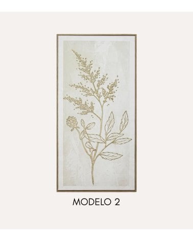 Cuadro Lienzo Flor Silvestre Beryl de MDF