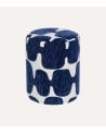 Puff Arty con Figuras Abstractas de Poliéster