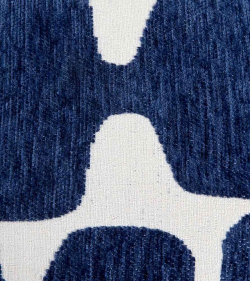 Puff Arty con Figuras Abstractas de Poliéster