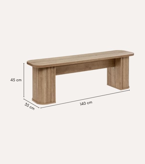 Banco de Comedor Colva de MDF