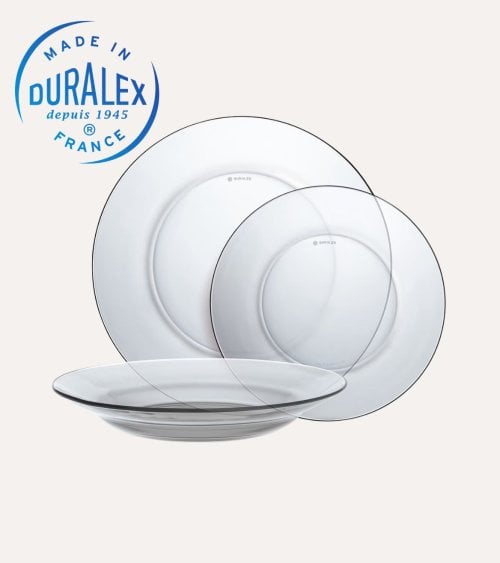 Vajilla de 18 Piezas Transparente Lys de Duralex