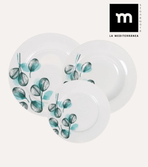 Vajilla de 18 Piezas Imagine de Porcelana