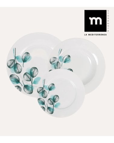 Vajilla de 18 Piezas Imagine de Porcelana
