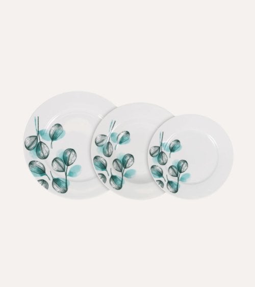 Vajilla de 18 Piezas Imagine de Porcelana