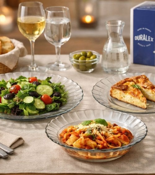 Vajilla de 12 Piezas Transparente Picardie de Duralex