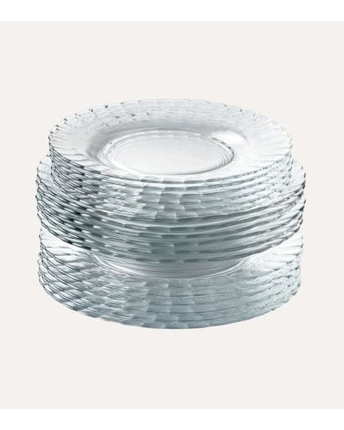 Vajilla de 12 Piezas Transparente Picardie de Duralex