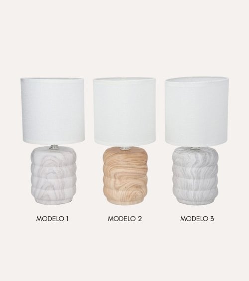 Lámpara de Mesa Marmolyh de Cerámica