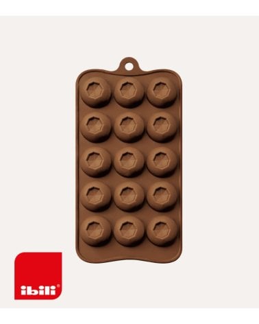 Molde para Bombones de Chocolate Diamante de Silicona