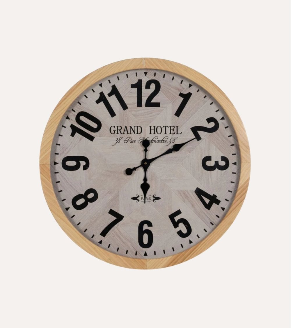 Reloj de Pared Montmartre de Madera