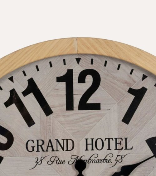 Reloj de Pared Montmartre de Madera