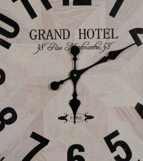 Reloj de Pared Montmartre de Madera