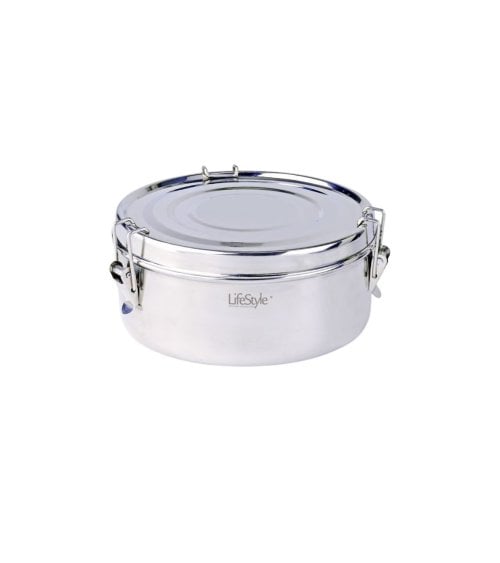 Fiambrera de Acero Inoxidable con Plato 18 cm-1