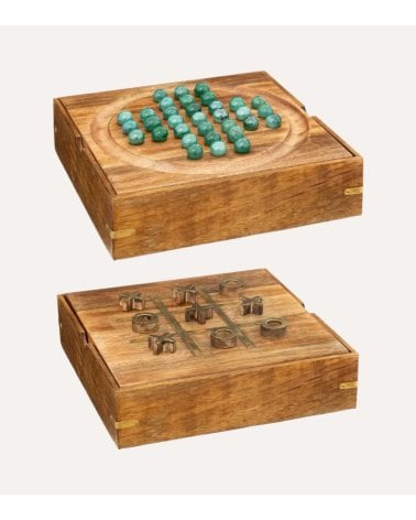 Caja Multijuego Inés con Cartas, Dominó, Canicas y Dados