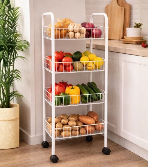 Carro Auxiliar Verdulero Bianca de Metal