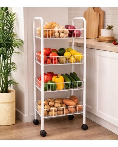 Carro Auxiliar Verdulero Bianca de Metal