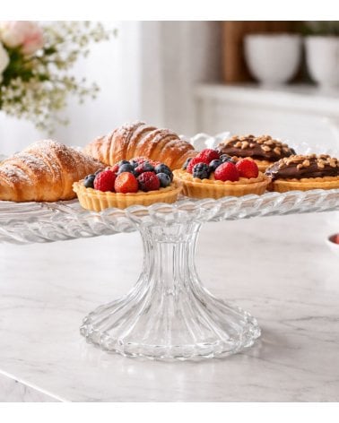 Tartera Alaska con Base de Cristal