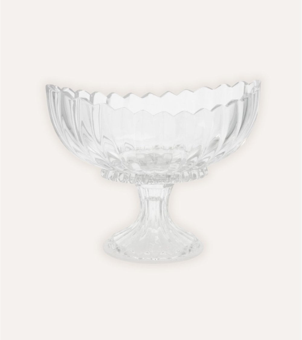 Bol Asimétrico Alaska con Base de Cristal