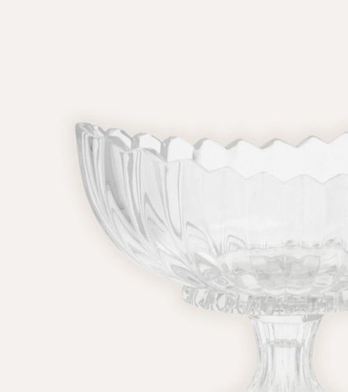 Bol Asimétrico Alaska con Base de Cristal