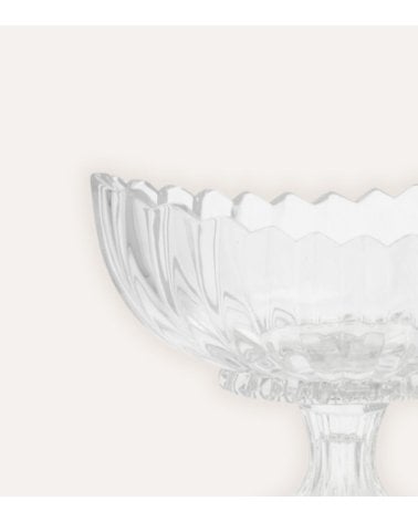 Bol Asimétrico Alaska con Base de Cristal
