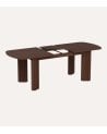 Mesa Extensible Rikaya de Madera de Acacia y MDF