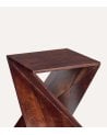Mesa Auxiliar Rikaya de Madera de Acacia y MDF