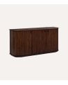 Aparador Rikaya con 3 Puertas de Madera de Acacia y MDF
