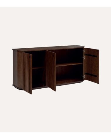 Aparador Rikaya con 3 Puertas de Madera de Acacia y MDF
