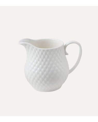 Jarra Lechera Escamas de Porcelana Grabada