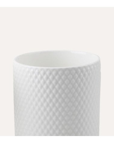 Bote Portautensilios Escamas de Porcelana Grabada