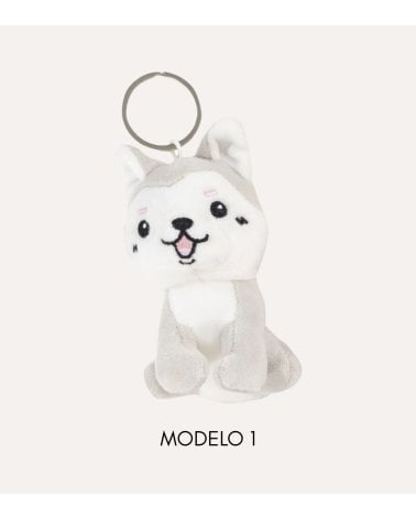 Llavero Peluche de Perro de Poliéster