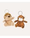 Llavero Peluche de León o Tigre de Poliéster