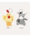 Llavero Peluche de Pollito o Burro de Poliéster