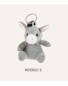 Llavero Peluche de Pollito o Burro de Poliéster