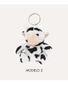Llavero Peluche de Cerdo o Vaca de Poliéster