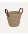 Cesta Teresa con Asas de Fibra Tejida