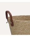 Cesta Teresa con Asas de Fibra Tejida