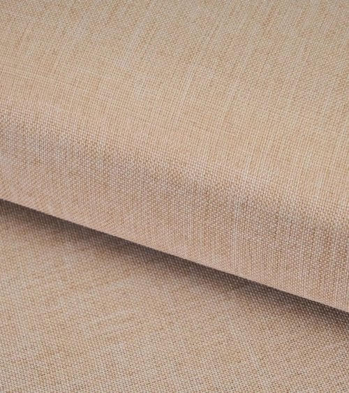 Puff Plegable Doble Efecto Lino de MDF y Poliéster