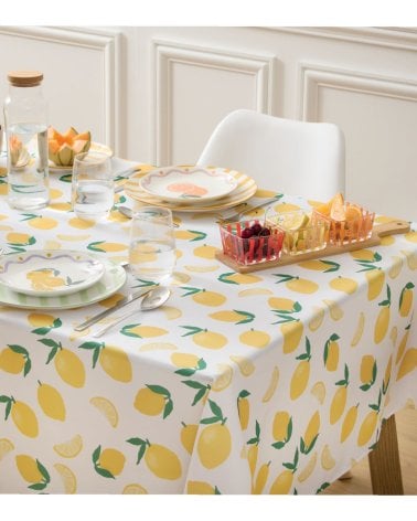 Mantel Antimancha Limones de Poliéster