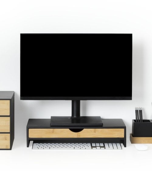 Soporte para Monitor de Ordenador Bava con Cajón