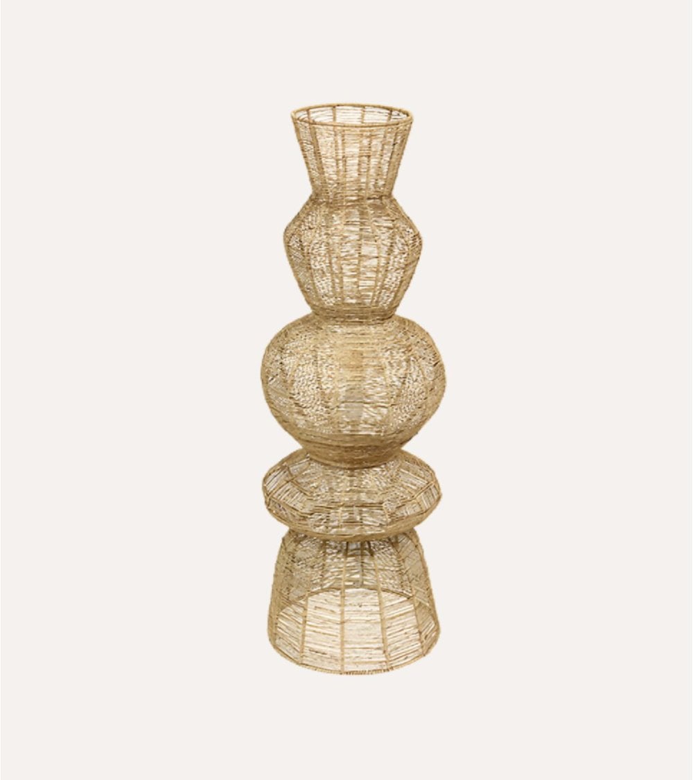 Lámpara de Pie Titus de Yute Trenzado