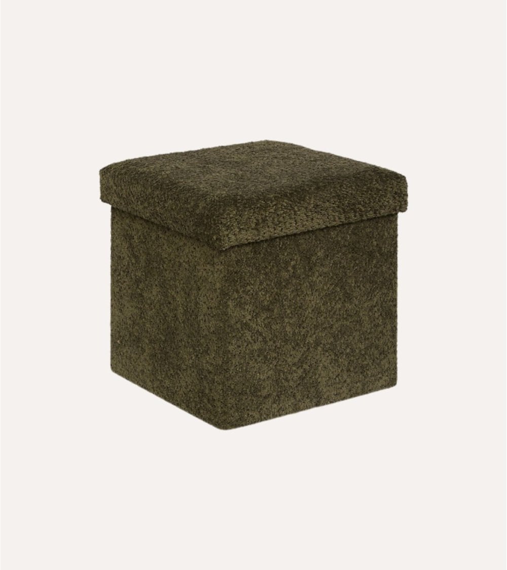 Puff Plegable Soana de MDF y Poliéster