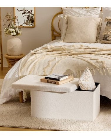 Puff Doble Plegable Jaiko de Borreguillo