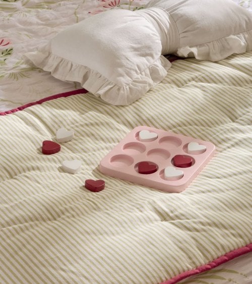 Juego Tres en Raya Decorativo Love de Cemento