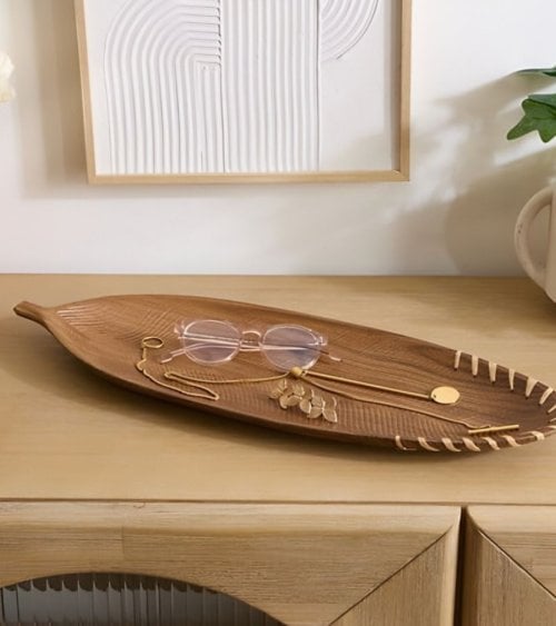 Bandeja Decorativa Avi Pluma de MDF
