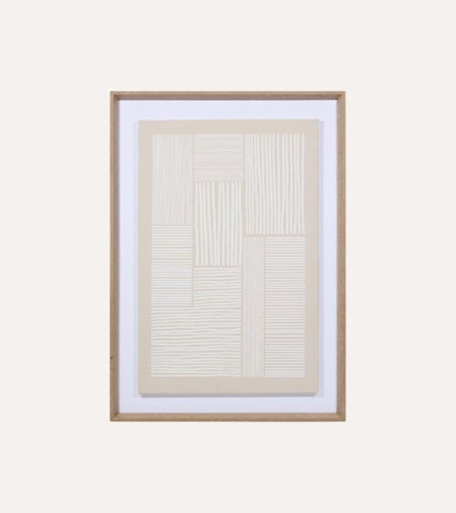 Cuadro Lienzo Donovan con Relieve de MDF