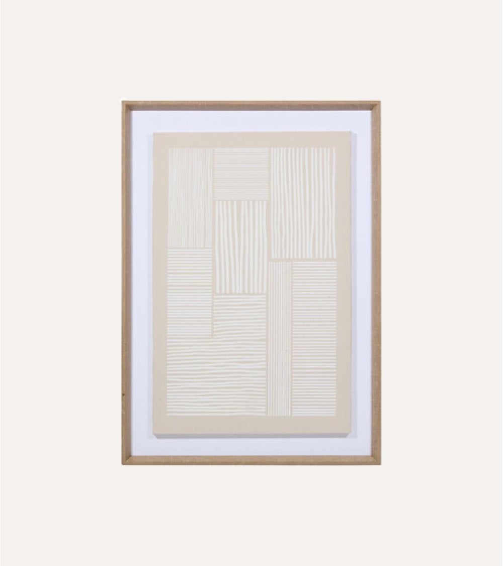 Cuadro Lienzo Donovan con Relieve de MDF